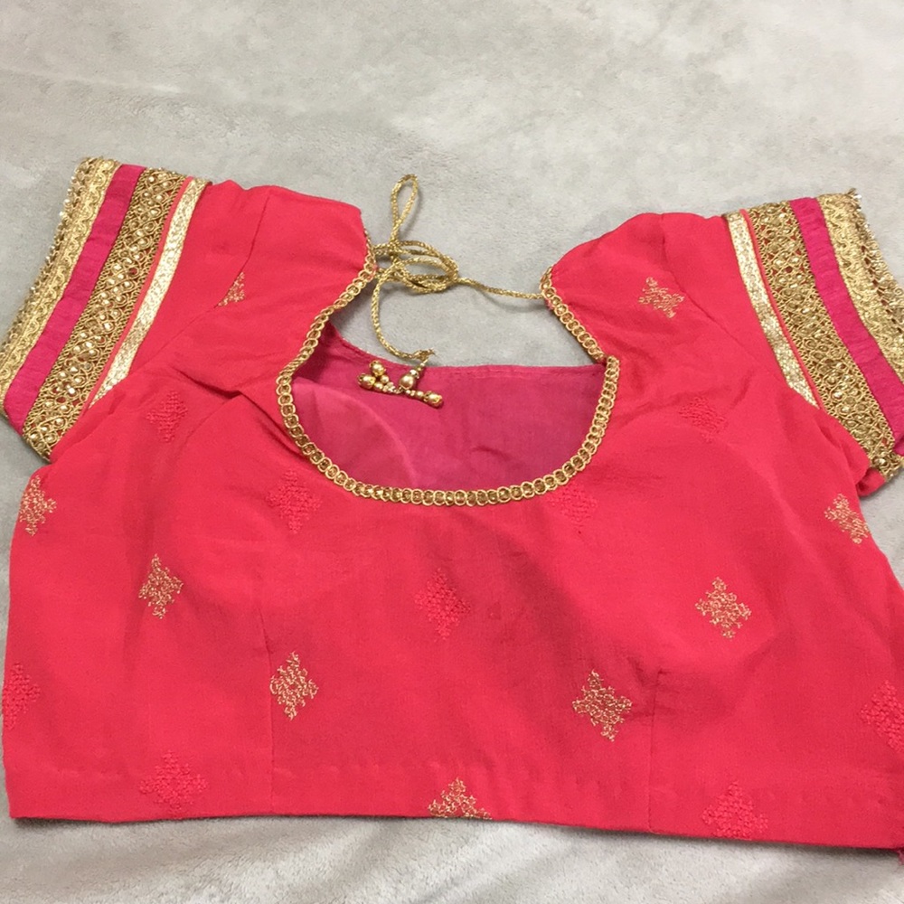 Indian Saree multi color - Picture 2 of 5